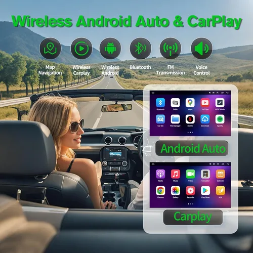 Miniatura 4 de (Solo para manual AC) [4+64G] Estéreo de coche con Carplay inalámbrico y Android Auto para Ford F150 2009 2010 2011 2012 Android 13 9 pulgadas