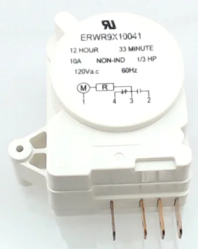 Edgewater Parts WR09X10041, AP3670983, PS288216 Temporizador de descongelación para refrigerador compatible con refrigeradores GE (se adapta a los