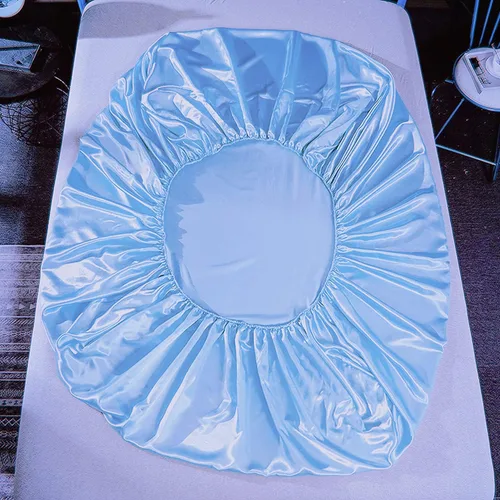 Miniatura 3 de Sábana bajera de satén sedoso - Sábana inferior - Bolsillo profundo - Transpirable, resistente al encogimiento y a la decoloración, fácil cuidado