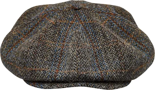 Miniatura 2 de Sterkowski Gorra Peaky Paperboy Gorra de tweed de Harris para hombre Sombrero clásico elegante de 8 paneles