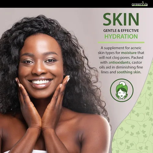 Miniatura 6 de GreenIVe Aceite de ricino negro jamaicano JBCO cultivado orgánicamente 100% puro, ideal para cabello y usos tópicos (16 onzas)