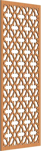 Miniatura 84 de Madison Paneles de pared decorativos de madera con calado, 9 3/8 pulgadas de ancho x 24 3/8 pulgadas de alto x 3/8 de alto, roble rojo rojo (Red Oak)