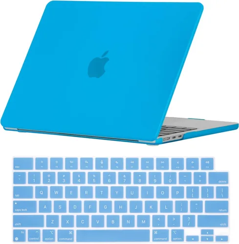 Miniatura 35 de Se7enline Compatible con MacBook Air 2025 2024 2023 de 15 pulgadas M4 M3 M2 Funda rígida para laptop Mac Air de 15.3 pulgadas M4 M3 M2 Chip