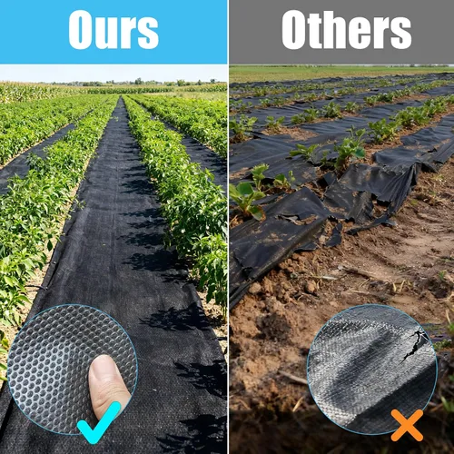 Miniatura 3 de Tela Geotextil No Tejida de 4 onzas para Barrera contra Malezas, 3 pies x 50 pies, Tela para Paisajismo Resistente y Duradera para Jardinería