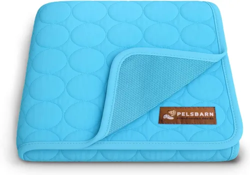 Pelsbarn Tapete refrescante para perros, comodidad de verano de seda de hielo, auto refrescante, antideslizante, duradera y lavable, tapete para