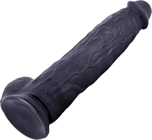 Miniatura 9 de Consolador negro súper enorme de 17.3 pulgadas, consolador de polla larga, monstruo gigante, juguete sexual anal grueso y grande con consoladores