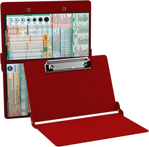 Miniatura 11 de WhiteCoat Clipboard - Portapapeles color vino- Edición de enfermería