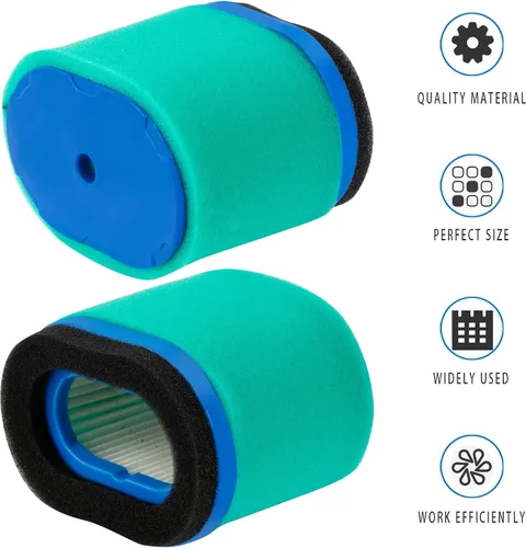 Miniatura 5 de Paquete de 2 filtros de aire 697029 con filtro de aire 273356S de repuesto para filtro de aire BS 498596 498596S 697029 697029S 690610, compatible