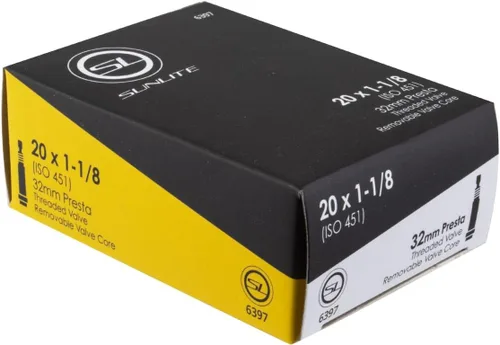 Miniatura 28 de Sunlite Tubos de bicicleta de válvula Presta estándar