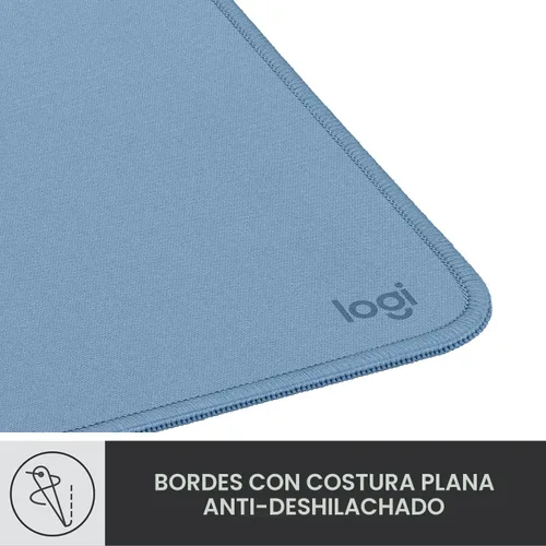 Miniatura 5 de Logitech Alfombrilla para mouse - Studio Series, alfombrilla de mouse para computadora con base de goma antideslizante, fácil deslizamiento