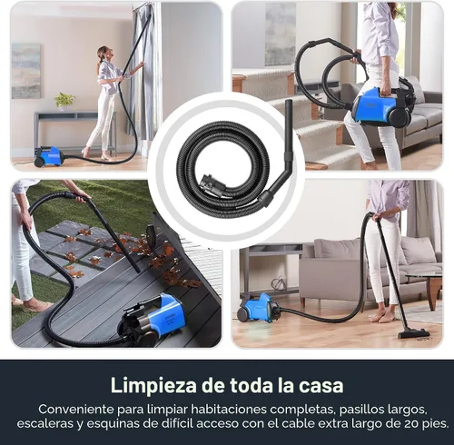 Miniatura 4 de Eureka Aspiradora de recipiente con bolsa, 3670H con 2 bolsas, 3670h-azul