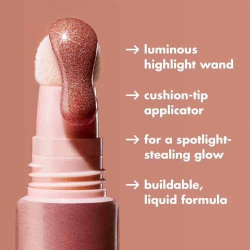 Miniatura 4 de e.l.f. Halo Glow - Varita de belleza iluminadora líquida para piel luminosa y brillante, fórmula construible, vegana y libre de crueldad, campaña