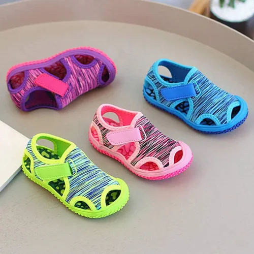 Miniatura 6 de Niño Lindo Agua Acuática Zapatos NiñosNiñas Sandalias De Playa Ligero Transpirable Verano Deportes Al Aire Libre Cerrado-Toe Zapatos