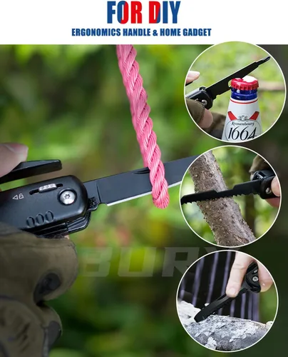 Miniatura 5 de BIBURY Rellenos de calcetines para hombres, martillo multiherramienta 12 en 1, regalos de elefante blanco para adultos, regalo para papá que lo