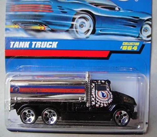 Miniatura 2 de HOT WHEELS CAMIÓN TANQUE MORADO OSCURO/PLATA #864 5 DOT