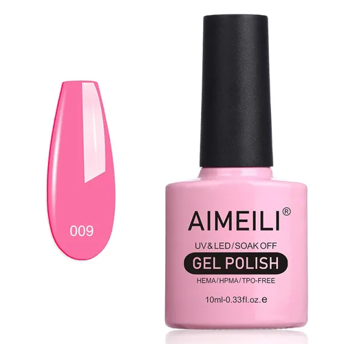 Miniatura 11 de AIMEILI Esmalte de uñas de gel sin crueldad, vegano, gel para uñas removible UV LED sin hema, arte de uñas nude, color rosa nude (022), 0.3 fl oz