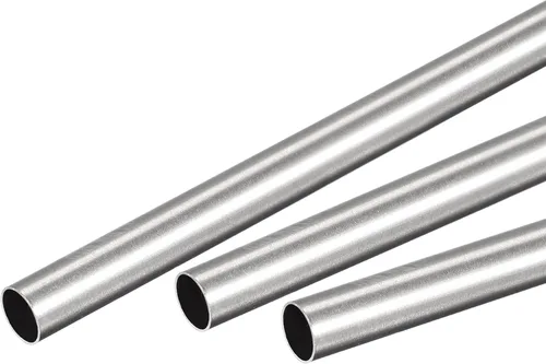 uxcell Tubo redondo de acero inoxidable 304 0.197 in OD 0.008 in espesor de pared 11.811 in longitud 3 piezas