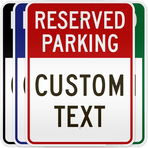 Miniatura 15 de My Sign Center - Letrero de estacionamiento reservado, letreros de estacionamiento personalizados para negocios, 12 x 18 pulgadas, reflectante 3M