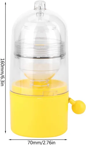 Miniatura 3 de Fdit Batidor portátil de huevos batidor de huevos de oro de mano para hacer huevos de yema de huevo, mezclador blanco, accesorios de cocina