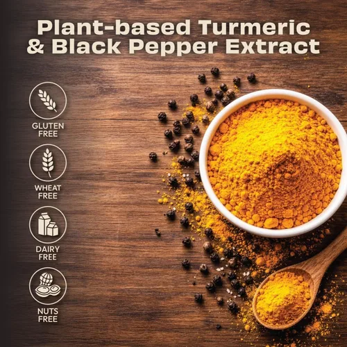 Miniatura 6 de Pomona Wellness Suplemento orgánico de cúrcuma de 2100 mg, USDA orgánico, sin OMG, vegano, curcumina de cúrcuma con pimienta negra para absorción