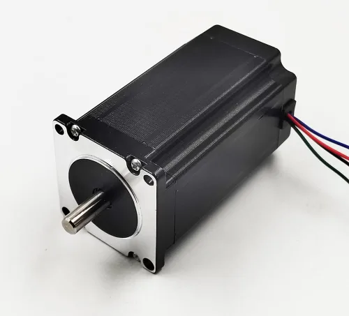 Miniatura 5 de Nema 23 Motor paso a paso 4.2A 3.0Nm (425oz.in) Longitud de 3.937 in con eje de 0.315 in para enrutador de torno de molino CNC