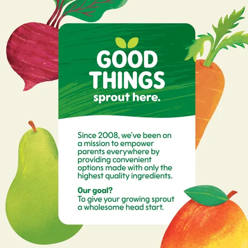 Miniatura 6 de Sprout Alimento orgánico para bebés, aperitivos para niños pequeños etapa 4, gofres de manzana y arándanos, gofres de una sola porción, 5