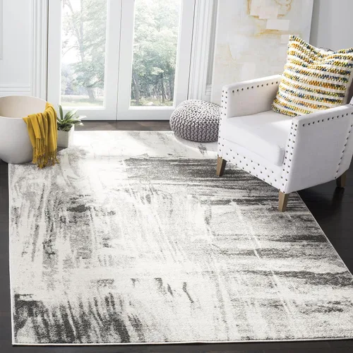 Miniatura 6 de SAFAVIEH Colección Adirondack ADR133C - Alfombra moderna abstracta que no desprende pelusa, para comedor, entrada, vestíbulo, sala, habitación, 6
