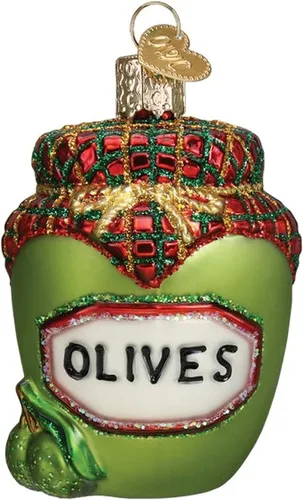 Miniatura 10 de Old World Christmas - Adorno de setas Portobello de vidrio soplado para árbol de Navidad, decoración festiva artesanal, colección de vegetales