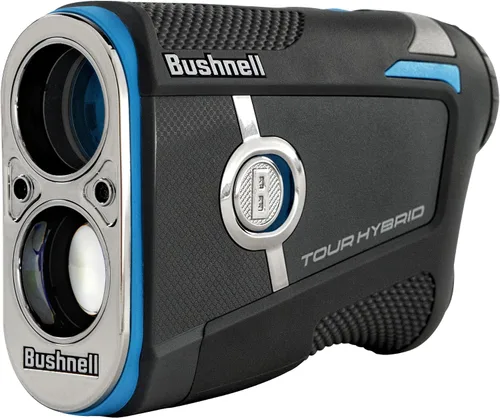 Bushnell Telémetro láser híbrido Golf Tour - GPS, compensación de pendiente, Pinseeker con bloqueo de bandera visual JOLT, soporte magnético para