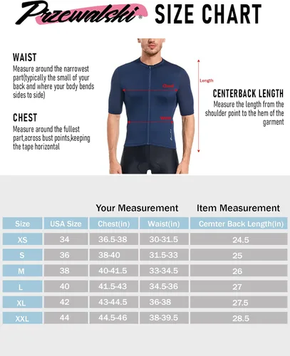 Miniatura 6 de Przewalski Men's Pro Cycling Jersey Competitive Training Short Sleeve Bike Shirts Bicycle Tops for Road Biking