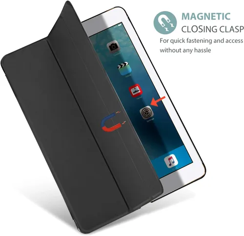 Miniatura 8 de ProCase Funda Inteligente para iPad Air de 10,5" 3ª Generación 2019 / iPad Pro 2017, Funda Delgada con Soporte con Parte Trasera Translúcida Negro