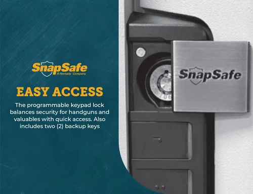 Miniatura 5 de SnapSafe Caja fuerte para armas de pared y dinero – La caja fuerte oculta proporciona seguridad para tus armas de fuego y objetos de valor, entrada