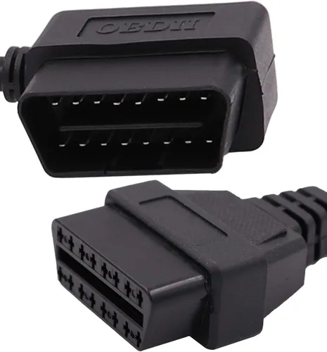 Miniatura 3 de OBD-ii Obd2 16pin macho a hembra extensión cable de diagnóstico extensor 11.8 in 23.6 in 39.4 in (tipo 1 (11.8 in)