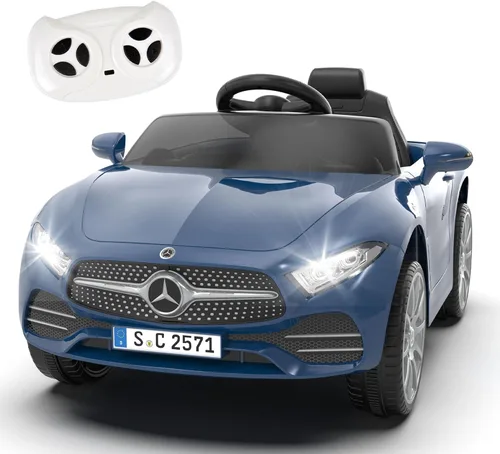 Mercedes-Benz CLS 350 - Camión de coche de 12 V con licencia para niños, juguetes para niños pequeños con control parental, suspensión de resorte,