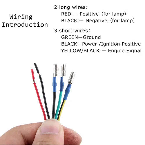 Miniatura 4 de Tacómetro de 13000 RPM para motocicleta, indicador universal de 12V con retroiluminación LED, contador de revoluciones para motor de carburador