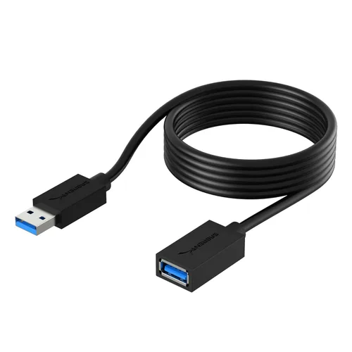 Miniatura 14 de SABRENT Cable de Extensión USB 3.0 22AWG - A-Macho a A-Hembra [Blanco] 10 Pies (CB-301W)