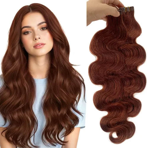 Miniatura 14 de Extensiones de cabello cosidas de cabello humano real, balayage de negro brillante a rubio dorado, paquete de extensiones de cabello humano
