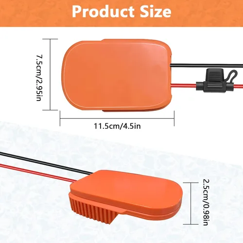 Miniatura 6 de Adaptador Power Wheel DIY para batería Ridgid AEG de 18 V, conector de potencia de base para coche de juguete Rc, camión, bicicleta eléctrica