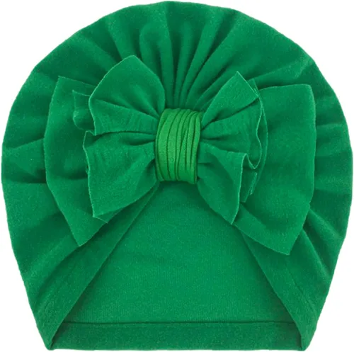 Miniatura 37 de Gorro de punto para bebé con lazos lindos turbante para envolver el sombrero (MZ6)