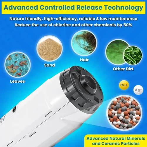 Miniatura 3 de Repuesto para cartucho mineral Nature2 G25 W28125 N2CG25 W26725 para todos los sistemas de piscina enterrados Zodiac Limited y Professional G o Pro