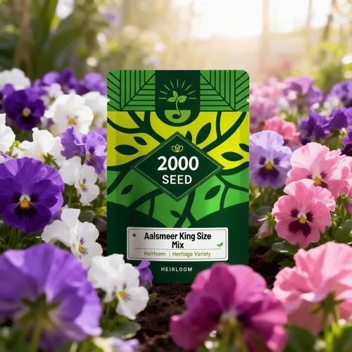 Semillas de Viola - 2000 unidades - Flor de temporada fresca para macetas, bordes o cajas de ventana