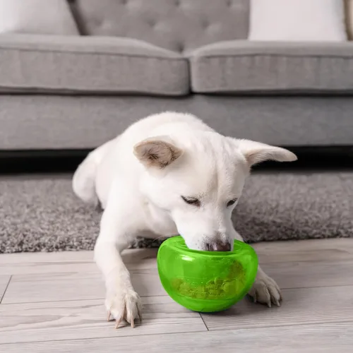 Miniatura 8 de Outward Hound Juguete Interactivo Dispensador de Premios Snoop Grande para Perros, Pelota Rompecabezas Alimentador Lento para Perros Medianos a