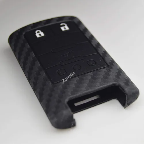 Miniatura 2 de Funda inteligente de silicona de carbono para Corvette C7 Cadillac CTS ATS SRX STS DTS