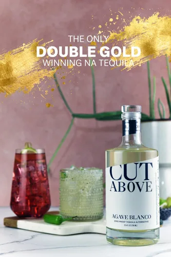Miniatura 4 de Cut Above Agave Blanco – Alternativa de tequila sin alcohol galardonada para margaritas y cócteles sin alcohol, alcohol sin prueba, 25.4 fl oz