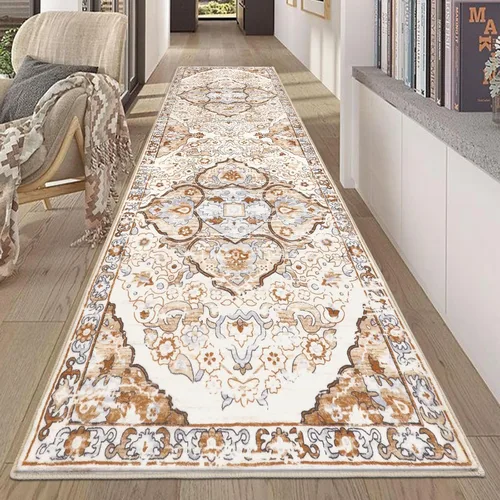 Miniatura 143 de HEBE Alfombra Pasillo 2'x10' Lavable Vintage Desgastada Alfombras de Área Antideslizante Alfombra de Lavandería Boho Alfombras de Piso para Pasillos