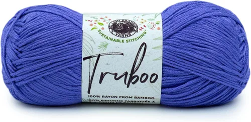 Miniatura 55 de (1 Madeja) Lion Brand Yarn Truboo Yarn, Aguamarina