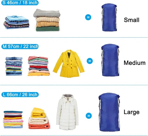 Miniatura 6 de PATIKIL Compression Stuff Sack, Waterproof Sleeping Bag Storage Sack for Backpacking Camping