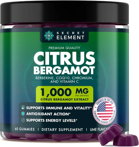 Miniatura 8 de (PAQUETE DE 2) Extracto de Bergamota Cítrica 1000mg - Suplemento de Bergamota Cítrica para la Salud Circulatoria, Inmunidad y Envejecimiento Cápsulas