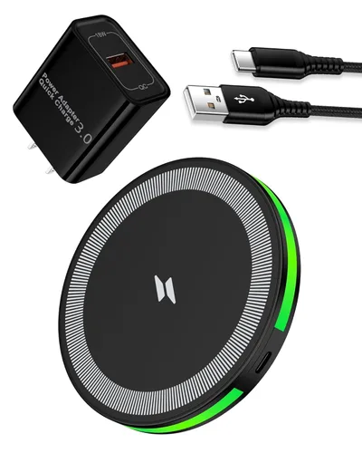 Cargador inalámbrico para Samsung Galaxy S26 Ultra/S26 Plus/S26/S25 Ultra/S25 Edge/S25FE/S24/S23/S22/S21, almohadilla de carga rápida de teléfono de