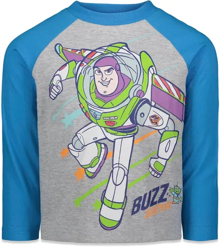 Miniatura 3 de Disney Toy Story Cars - Paquete de 2 camisetas de manga larga para cosplay de Mickey Mouse para niños pequeños